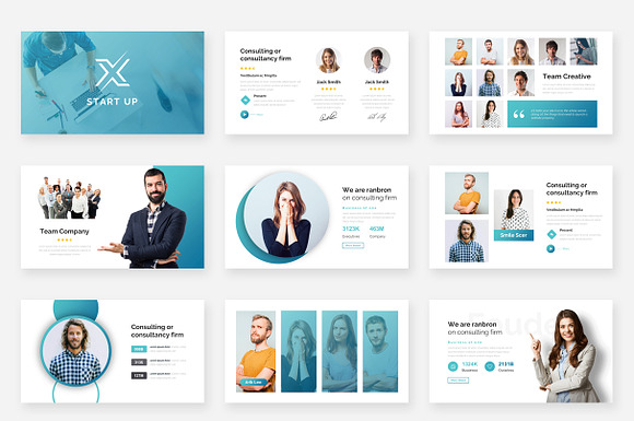 Startup X Pitch Deck Keynote in Keynote Templates - product preview 2