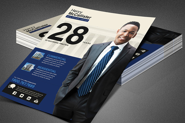 Real Estate Lawyer Flyer Template
