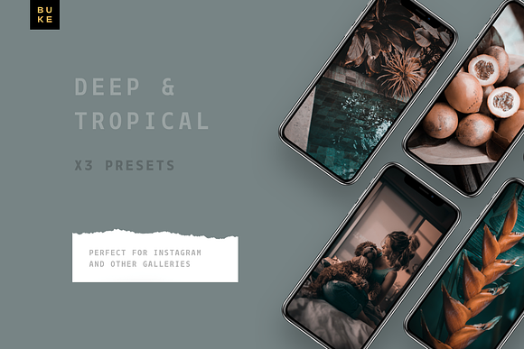 MOODY BALI TRAVEL LIGHTROOM PRESETS in Add-Ons - product preview 1