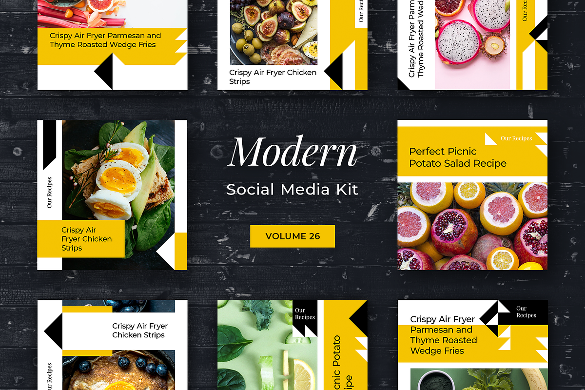 Modern Social Media Kit (Vol. 26) in Instagram Templates - product preview 8