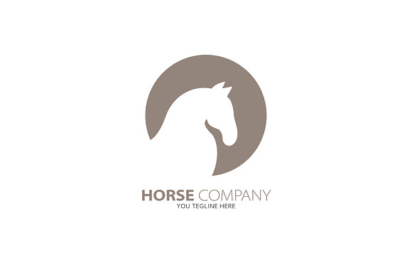 Horses Logo Vector illustration in Logo Templates - product preview 1