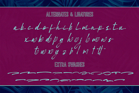 Monday Vacation + Extras in Script Fonts - product preview 7