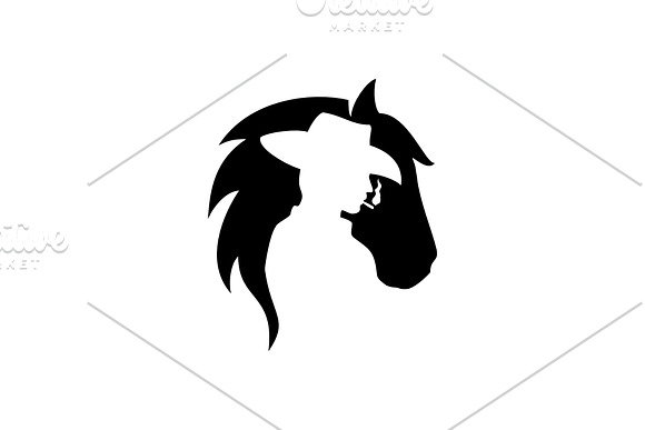 Horse and Man in Logo Templates - product preview 2