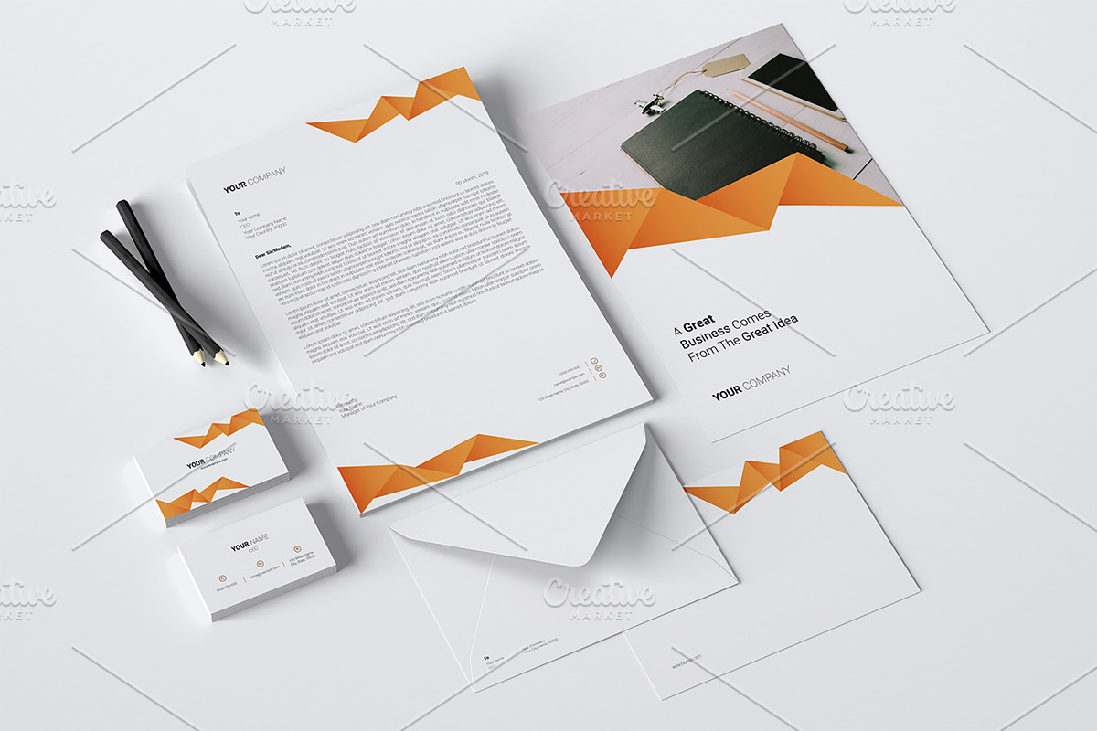 Corporate Identity V12 in Stationery Templates - product preview 8