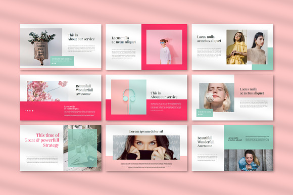Clover Fashion - PowerPoint in PowerPoint Templates - product preview 2