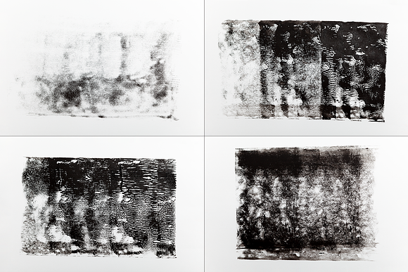 12 Black Rolled Ink Textures in Textures - product preview 3