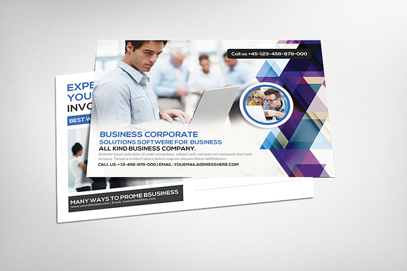 80 Business Postcards Bundle in Postcard Templates - product preview 25