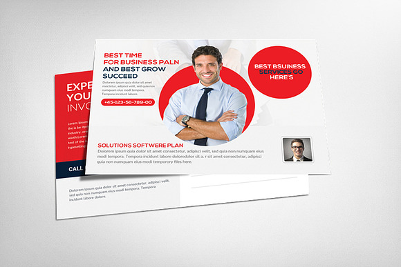 80 Business Postcards Bundle in Postcard Templates - product preview 27