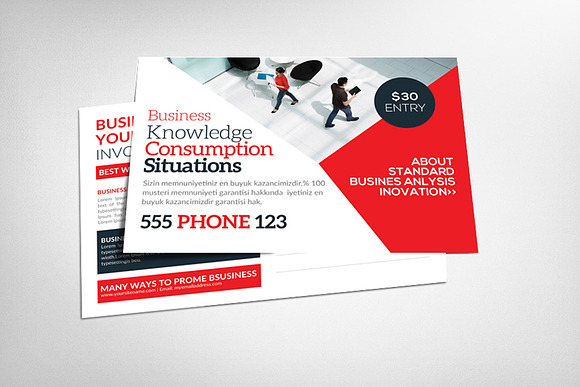 80 Business Postcards Bundle in Postcard Templates - product preview 29