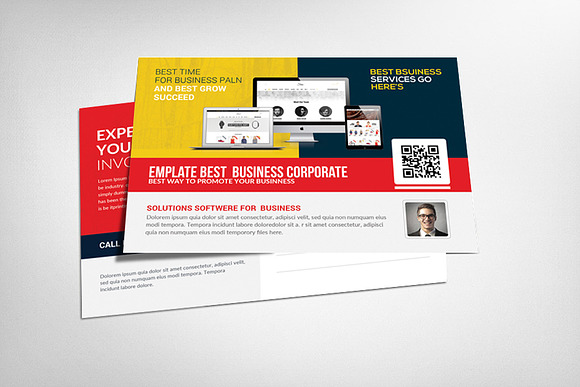 80 Business Postcards Bundle in Postcard Templates - product preview 30