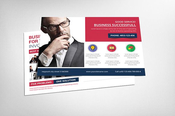 80 Business Postcards Bundle in Postcard Templates - product preview 49