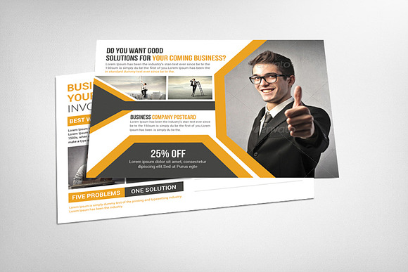 80 Business Postcards Bundle in Postcard Templates - product preview 54