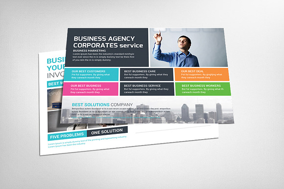 80 Business Postcards Bundle in Postcard Templates - product preview 65
