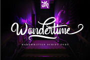 Wondertime - Handwriting Script Font