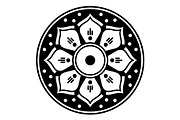 Flower Mandala, Arabic Motifs