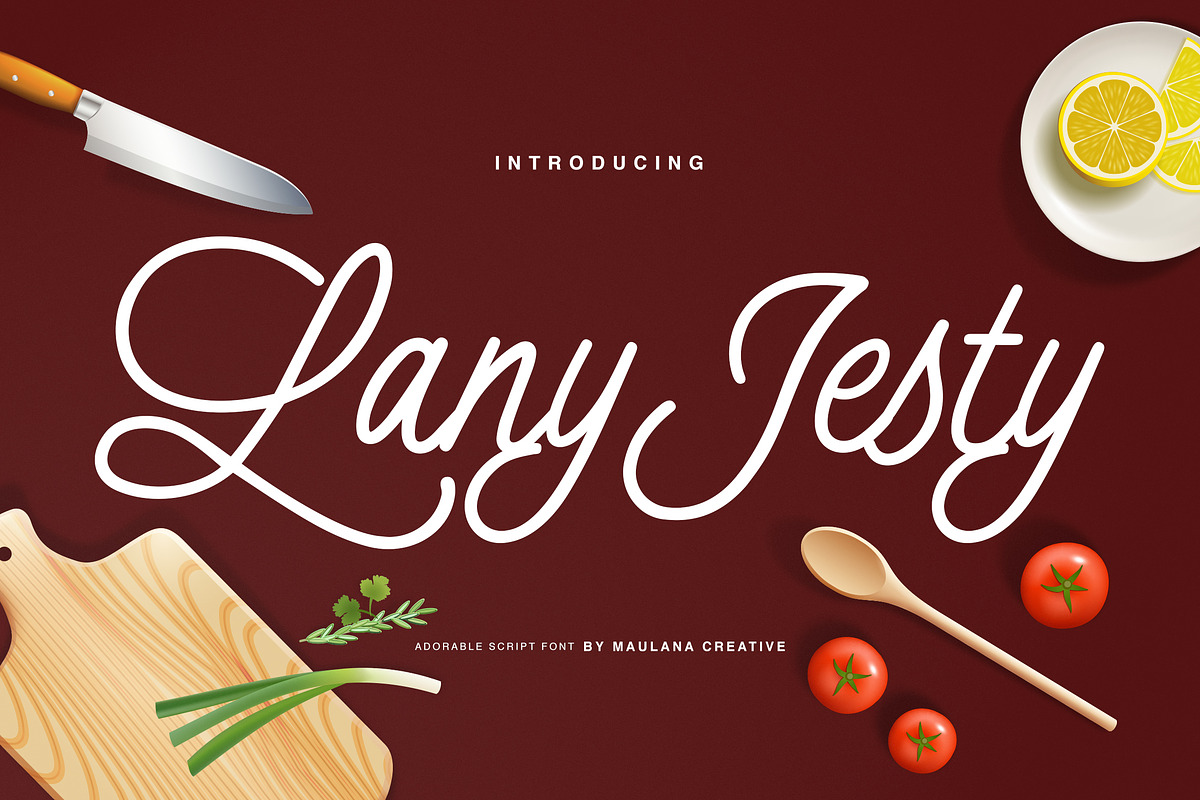 Lany Jesty Script in Script Fonts - product preview 8