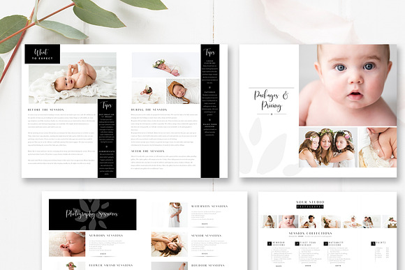 Newborn Photography Studio Guide in Magazine Templates - product preview 3