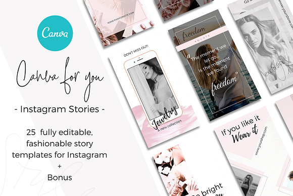 Canva for you collection - 15 in 1 in Instagram Templates - product preview 9