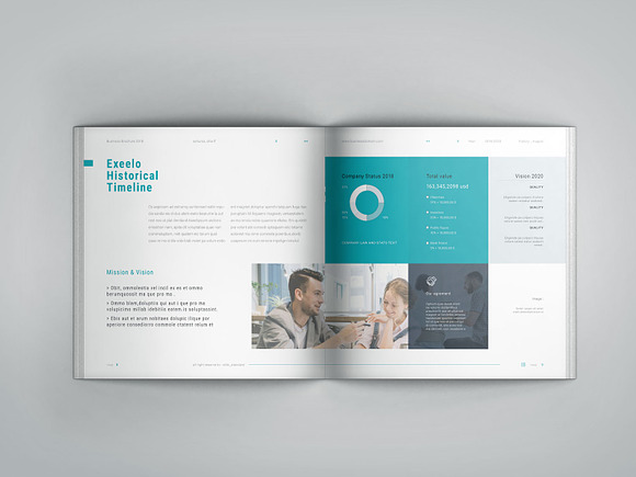 Square Brochure in Brochure Templates - product preview 1