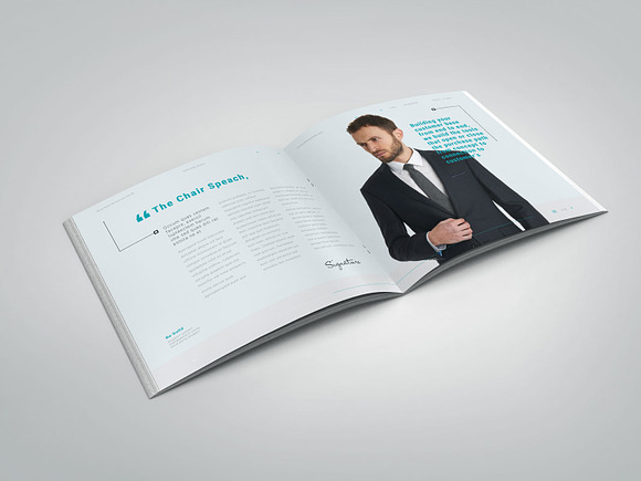 Square Brochure in Brochure Templates - product preview 2