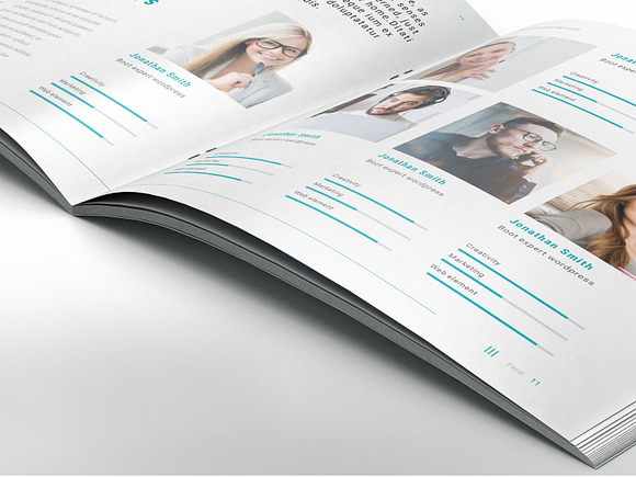 Square Brochure in Brochure Templates - product preview 3