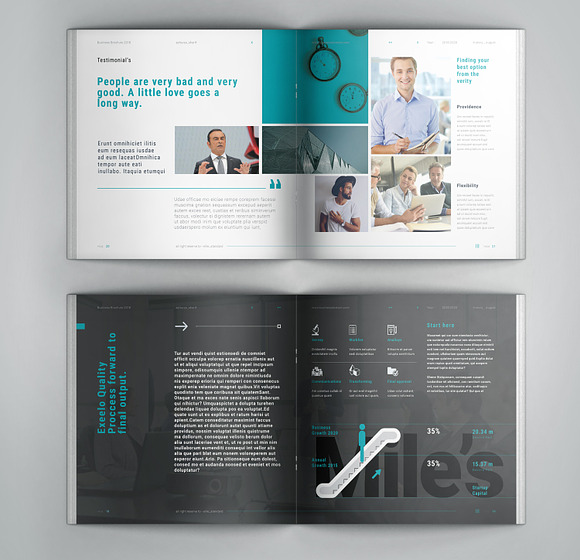 Square Brochure in Brochure Templates - product preview 6