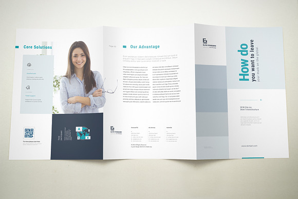 3xA4 Trifold Brochure in Brochure Templates - product preview 5