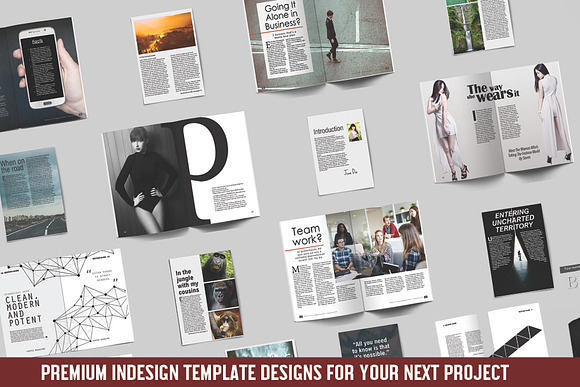 Premium Magazine Template Bundle in Magazine Templates - product preview 1