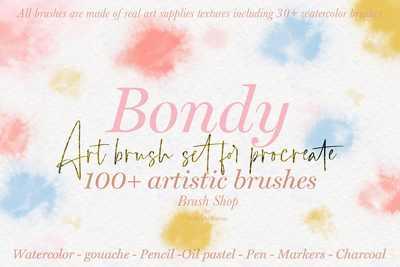 100 + Art Brushes for Procreate in Add-Ons - product preview 3