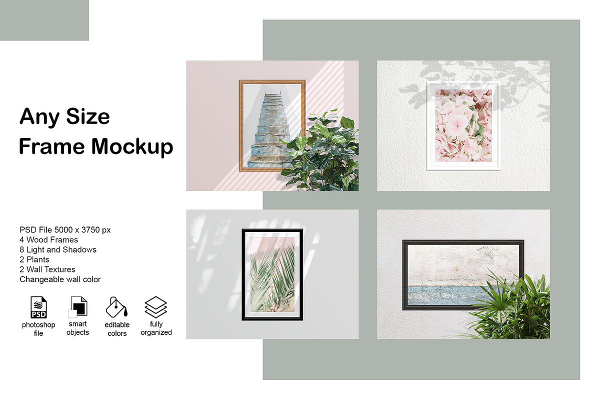 Any Size Frame Mockup in Print Mockups - product preview 8