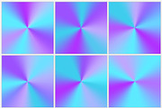 Collection of blue conical gradients