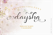 Daysha - Wedding Font