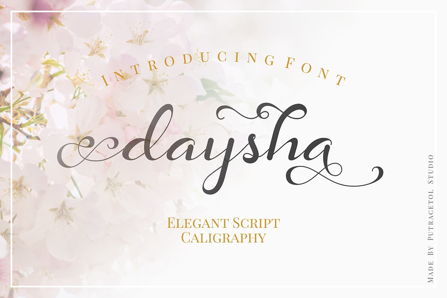 Daysha - Wedding Font