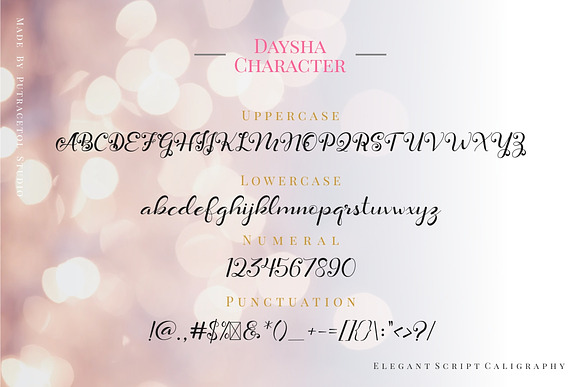 Daysha - Wedding Font in Wedding Fonts - product preview 11