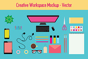Workspace Mockup / Vector Icons