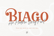 Biago Font + BONUS