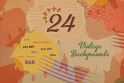 24 Colorful Vintage Backgrounds