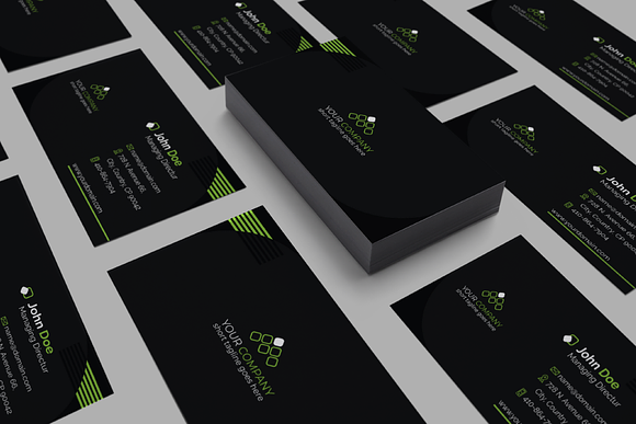 Simple Professional Business Card 01 in Business Card Templates - product preview 8