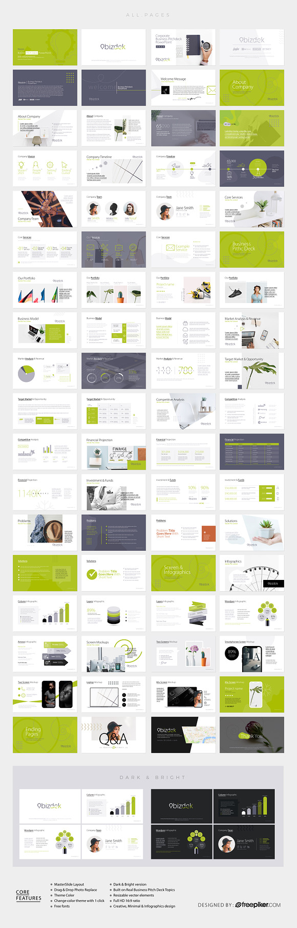Business Plan Pitch Deck PowerPoint in PowerPoint Templates - product preview 2