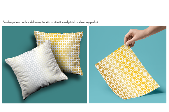 Seamless Metallic Lattice Patterns in Patterns - product preview 2