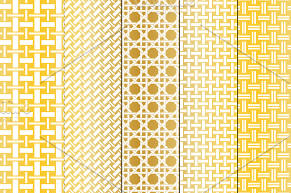 Seamless Metallic Lattice Patterns in Patterns - product preview 5