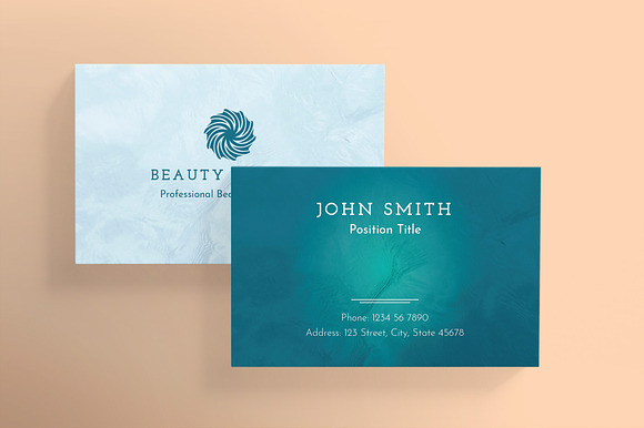 Beauty Market Business Card in Business Card Templates - product preview 1