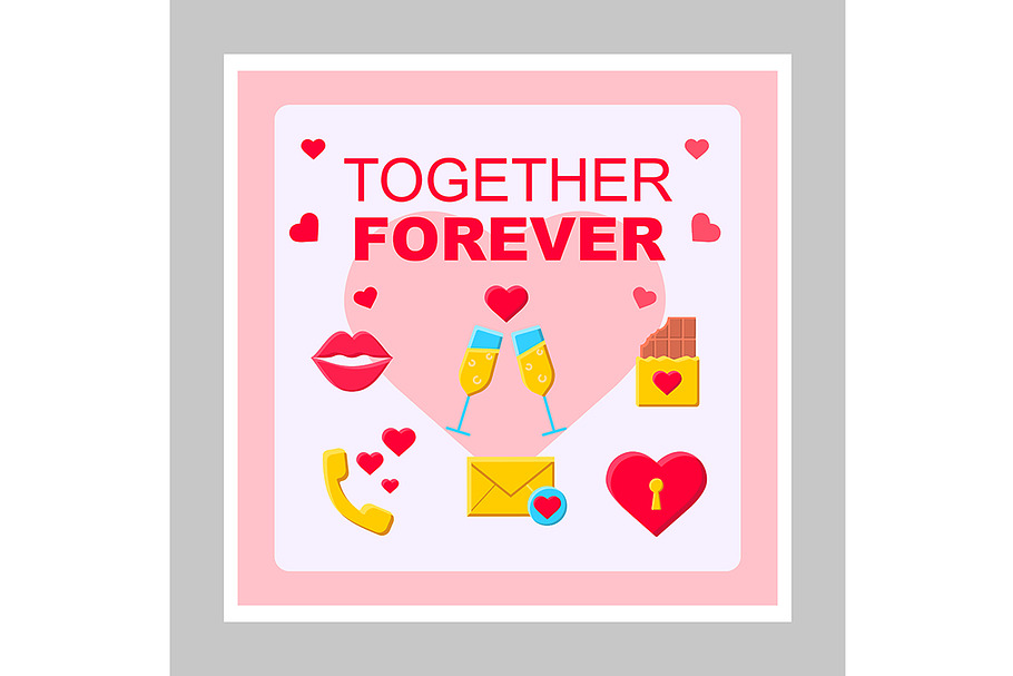 Together forever social media mocup in Social Media Templates - product preview 8