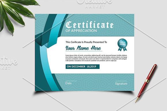 Certificate V13 in Stationery Templates - product preview 1