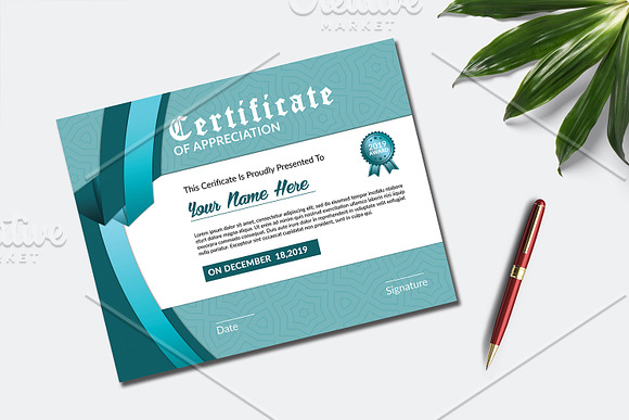 Certificate V13 in Stationery Templates - product preview 2