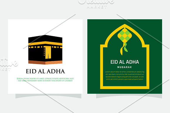 Eid Al Adha Postcard Bundle in Postcard Templates - product preview 1