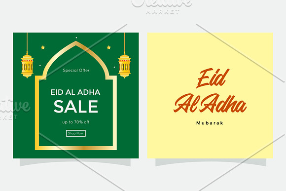 Eid Al Adha Postcard Bundle in Postcard Templates - product preview 3