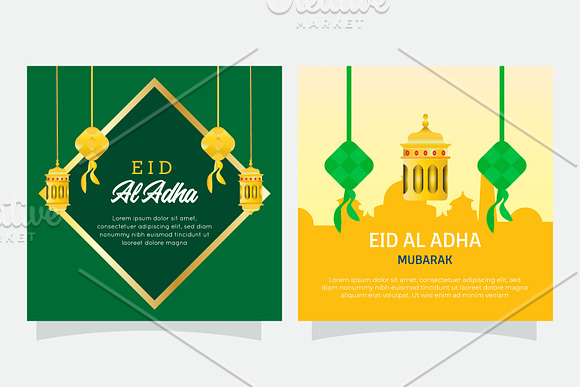 Eid Al Adha Postcard Bundle in Postcard Templates - product preview 4