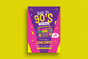 90s Radio Music Flyer