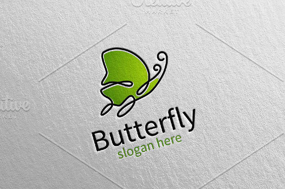 Butterfly Logo vol 17 in Logo Templates - product preview 1